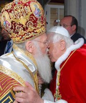 ПИСМО НА ПАПА БЕНЕДИКТ XVI ДО ПАТРИАРХ ВАРТОЛОМЕЙ І ПО ПОВОД ПРАЗНИКА НА СВ. АНДРЕЙ: „НЕОБХОДИМО Е ДА ПРОДЪЛЖИМ ДА НАПРЕДВАМЕ ПО ПЪТЯ … КЪМ ПЪЛНО ОБЩЕНИЕ”